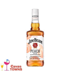 Whiskey Jim Beam Peach 700 ml - Cavas Towns